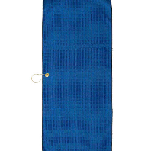 Large Microfiber Waffle Golf Towel Brass Grommet & Hook Thumbnail