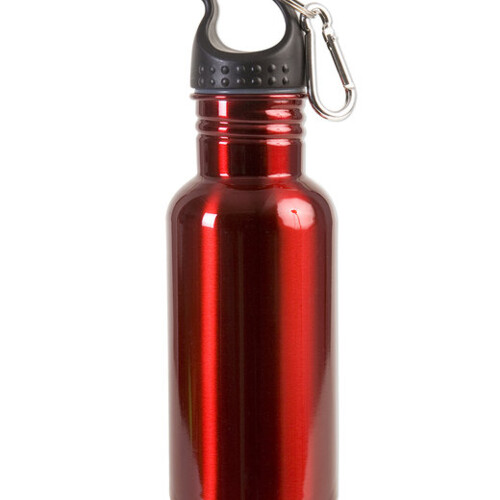 17oz Stainless Steel Adventure Water Bottle With Carabiner Thumbnail