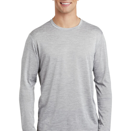 PosiCharge ® Long Sleeve Electric Heather Tee Thumbnail