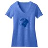Women's Perfect Blend ® CVC V Neck Tee Thumbnail